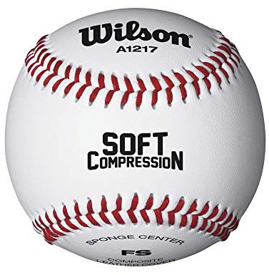 Wilson Practice and Soft Compression Baseballs, A1228, FS (EIN Dutzend)