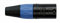 DAP XLR Stecker männlich, schwarz, mit blauer Endkappe