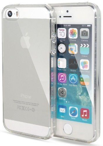 itronik Hülle kompatibel mit iPhone 5 5S 5SE TPU Hülle Schutzhülle Crystal Case Durchsichtig Klar Silikon transparent