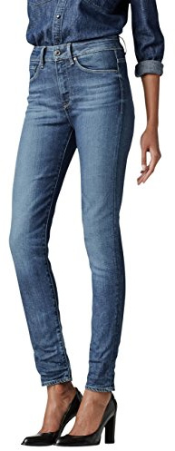 G-STAR Women's 3301 High Waist Super Skinny Jeans, Blue (dk Aged 60880-6742-89), 24W / 30L