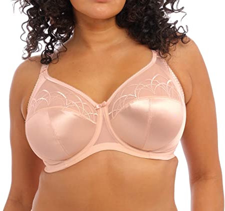 Elomi Women's Cate Underwire Full Cup Banded Bra Coverage,Latte,42J