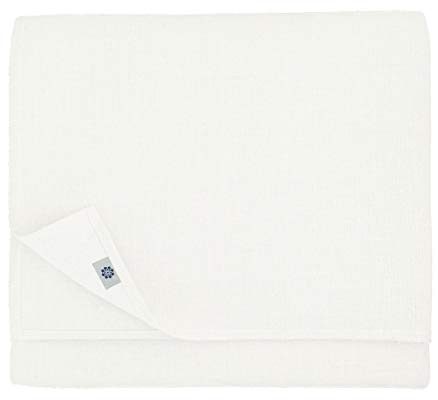 Linen & Cotton Elegante Tischdecke Stoff Amelia - 50% Leinen, 50% Baumwolle, Weiß/Weiss (147 x 300 cm) Tischtuch Tischwäsche Lang für Restaurant Hotel Cafe Deko Hochzeit Geburtstag Party
