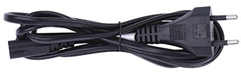 EMOS Computer Netzkabel, 1,75 m/Zuleitungskabel/Anschlusskabel/PC-Kabel/Stromkabel/Anschlussleitung für Kaltgeräte, Schwarz