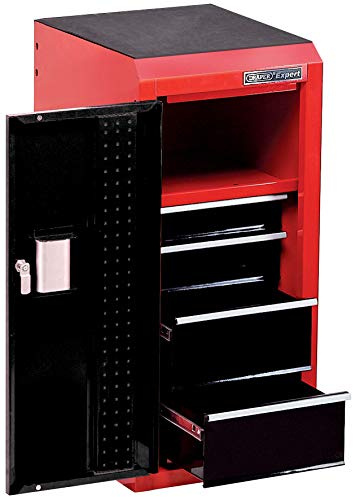 DRAPER 59732 Seite Schrank mit 4 Schubladen, Mehrfarbig