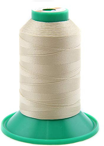 NTS Nähtechnik 1000m Nähgarn, Ledergarn 60, Farbauswahl, Filament Garn für Leder (Beige)