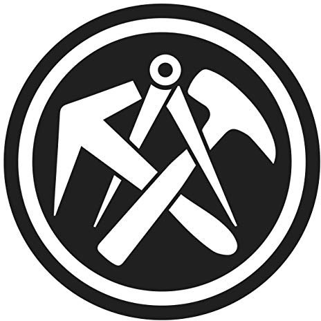 Spaß Kostet Aufkleber Dachdecker Wappen (aussen Wetterfest)