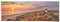REINDERS Poster, Leuchtturm Sonnenuntergang, Schlafzimmer, Bilder, Wanddeko, Room Decor, 170 gr. glänzend Bilderdruckpapier, Beige, 53x158cm