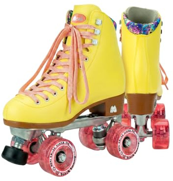 Moxi Skates - Strandhäschen - Modische Damen Rollschuhe | Erdbeerlimonade | Größe 10