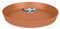 Elho Loft Urban Saucer Round 24 - Marrone - Esternoaccessori - Ø 24.2 x H 3.1 cm