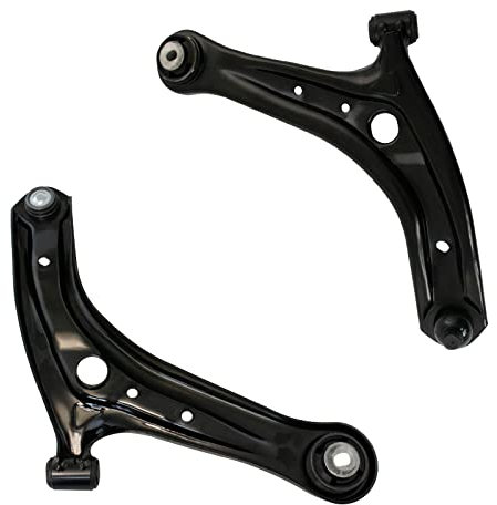 TRQ Querlenker vorne unten mit Kugelgelenk Set kompatibel mit 2011-2019 Ford Fiesta