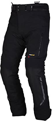 Modeka Taran Motorrad Textilhose (Black,XXL)