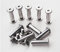 Klappmesser Corby Schrauben,Taschenmesser Pivot Pins,EDC Messermacher Schraubverschlüsse Nieten,DIY Messergriff Studs,Packung mit 10 (17mm)
