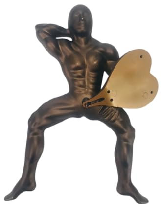 Marsrut Door Knocker Men Creative, Funny Balls Door Ring Hanging Doorbell Pendant, Knocking Ornaments Home Decoration Hardware Accessories for Door Wall