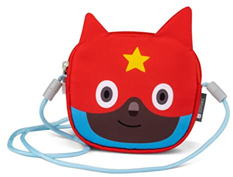 tonies® Mini-Tasche Superheld, praktische Tasche für unterwegs, bietet Platz für bis zu 3 Hörfiguren, kompatibel Auto-Organizer