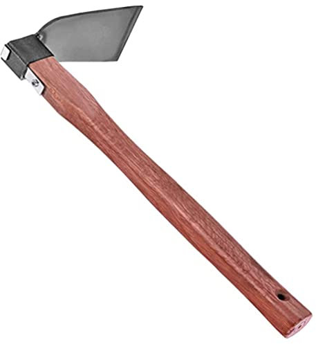 Yardwe 36cm Gartenhacke Hand Mit Holzgriff, FüR Gartenarbeit UnkrautjäTen Pflanzhacke