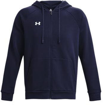 Under Armour Herren UA Rival Fleece FZ Hoodie, Fleece Zip Up Hoodie, weich gebürsteter Herren Pullover mit durchgehendem Reißverschluss