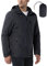 33,000ft Regenjacke Herren Wasserdicht Outdoorjacke Leichte Freizeitjacke Packbare Windjacke Fahrrad Regenmantel mit Kapuze Dunkelgrau XL