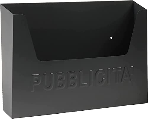 Kippen 10005Z - Cassetta Porta Pubblicità Modello GLAMUR di Colore Antracite. Dimensioni: 350x260x80mm.