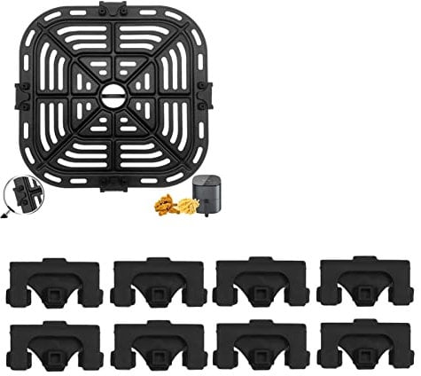 BAOFUYA Commercial Deep Fryers,8PCS Fryer Silicone Bumper Air Fryer Replacement Bumper Parts Silicone Bumper Parts Silicone Tabs For Instant 6qt