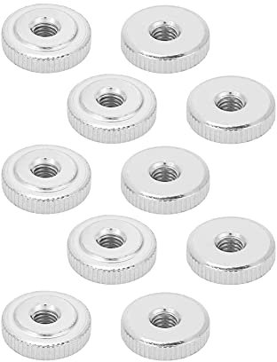 Knurled Thumb Nut 10Pcs GB807 Round Knurled Thumb Nuts Conector Lock Adjusting Nuts M3 M4 M5 M6 M8 M10 Handle Nut(M5)