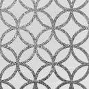 Arthouse Sequin Geo White/Silver Wallpaper 921707