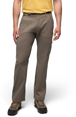 prAna Men's Standard Stretch Zion Pant, Mud, 34x32