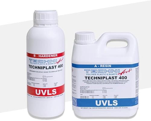 TECHNIPLAST 400 UVLS – Hochleistungs Epoxidharz, UV und Chemikalienbeständig Epoxy Resin, Klare Oberfläche