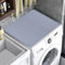 AUMAYCO Washer or Dryer Top Mat, Silicone Non-slip Washer Dust Mat, 23.6 x 23.6 Gray Washer Dryer Anti-wear Top Matr for Laundry Room Home Craft Feeding Mat