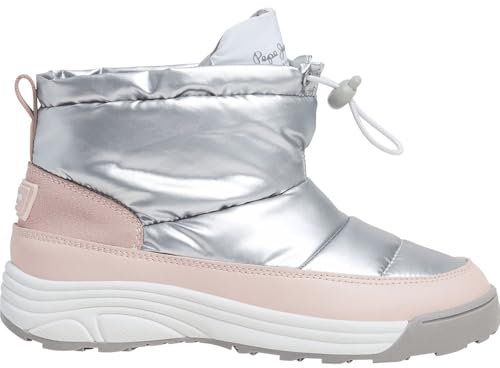 Pepe Jeans Jarvis Blossom G, Stivali, Grigio e Argento, 43 EU