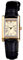 Silverora Uhren Damen Leder Damenuhr: Vintage Rechteckige Analoge Quarz Armbanduhren Kleine Exquisite Quadratisch Lederarmband Uhren mit Römische Ziffernskala Geschenke für Frauen Freundin Gold