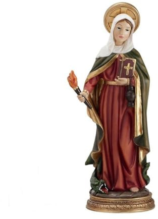 Inmaculada Romero IR Figur der Heiligen Martha 30 cm. Schutzpatron der Hausfrauen auf Harzbasis. Unisex. Länge (cm): 30.