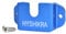 HYSHIKRA Radio Holder, Handheld Walkie Talkie Speaker Clip Hook, Mobile Radio Microphone Mount, 3 in 1 Bracket Compatible with Baofeng Quansheng Motorola and CB Radio (Blue)