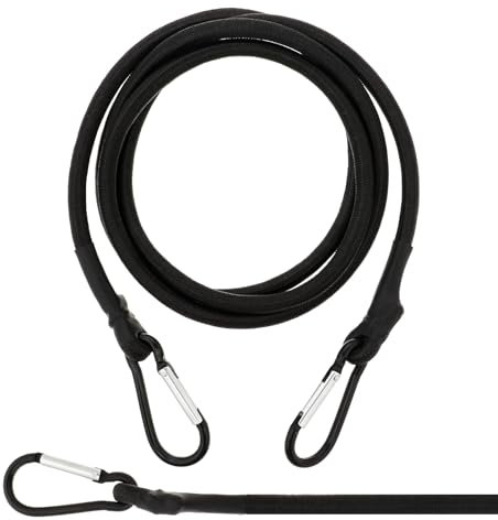 Spanngummi mit Karabiner, 2 Stück 110 cm Spanngummi Expander mit Haken, Gummi Spanngurt Gummispanner Spannseil Gepäckspanner Latex Befestigungsriemen für Fahrrad Gepäckträger Motorrad Auto Sonnensegel