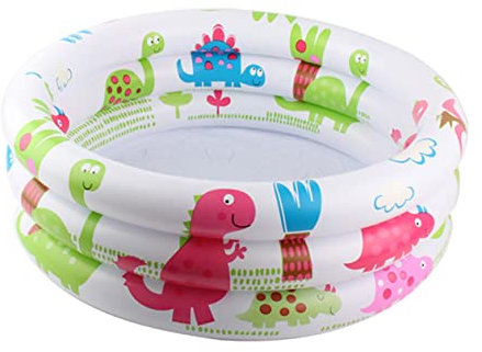 PHENOFICE Piscine Gonflable Dinosaure Eau Amusante pour Matelas Flottant Cartoon Pataugeoire Portable