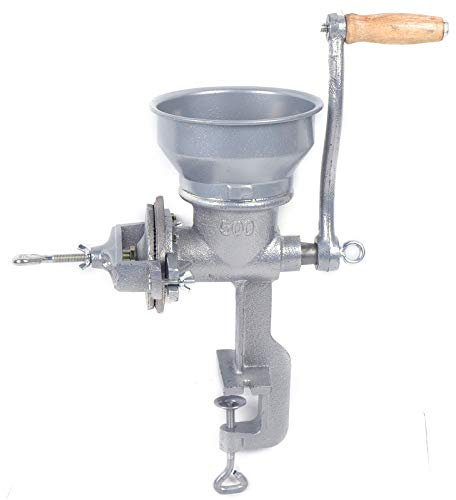 MINRS Molinillo de grano manual ajustable manual Grinder Mill Molino de mano Molinillo de café de mano para nueces, café, cereales, semillas, maíz, especias