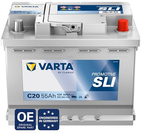 VARTA ProMotive SLI (C20) 12V 55Ah 420A - Robuste Nassbatterie für Nutzfahrzeuge vibrationsresistent - Starterbatterie KFZ mit hohem Energiebedarf - Bleisäurebatterie mit zuverlässiger Startkraft