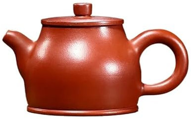 Handgefertigte Teekanne 140 ml handgemachte lila Ton Teekannen handgemachte Pfanne Topf rohes Erz Schlamm Wasserkocher chinesische Zisha Tee-Set Teekannen Kaffeekanne Für Aufbrühen von Blättertee