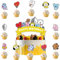 BTS Tortendeko,Doyomtoy Kuchen Deko Geburtstag Deko Cake topper Geburtstag für Kindergeburtstag Party Deko 13 Stück