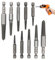 Screw Extractor Set 10 PCS Bolt Extractor Set 1/4 Hex Shank Screw Extractor Dual Head Design Bolt Extractor Easy Out Bolt Removal Tool for Removing Broken Bolts Studs