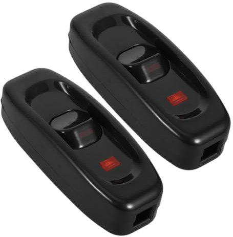 Didiseaon 2pièces Interrupteur Pour Lampe De Chevet Interrupteur Ligne Pour Appareil Lot De Pour Lampe De Table