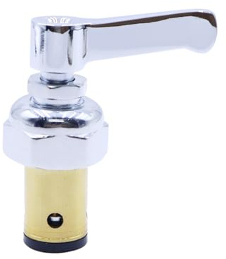 Durlo Spindle Assembly, Valve Replacement, Brass Lever Handle, Compatible Faucet Part，Red