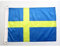 AZ FLAG Bandera Nautica de Suecia 45x30 cm - Pabellón de Conveniencia Sueca 30 x 45 Cm, Bandera de Barco con anillas