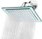 Blue Ocean SH6021A Hochdruck-Duschkopf, verchromt, verchromt, einfache Installation, verstellbare Winkel, 20,3 cm