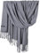 YAOMEI Unisex Damen Herren Schal Schlauchschal, 2018Winter Feinstrick Halstücher Stolen Umschlagtücher Schal Warmes Halstuch (78.74 * 27.56 Zoll (200cm * 70cm), Tief grau)