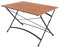OUTLIV. Biergartentisch Lindau, Klappbarer Outdoor-Tisch aus Teakholz und Stahl, Witterungsbeständig, Pflegeleicht, für Garten & Terrasse, 120x80cm