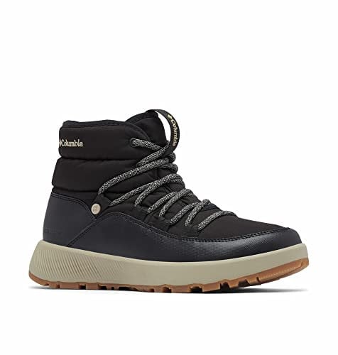 Columbia Slopeside Village Omni-Heat Mid, Stivali da neve Donna, Black/Silver Sage 2023 , 37 EU