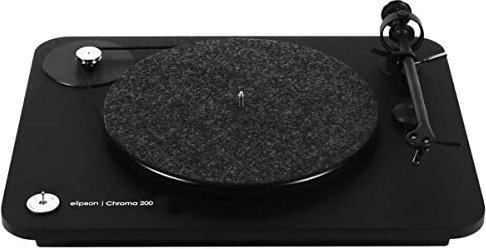 Platine Vinyle Elipson Chroma 200 - Made in France - Couleur Noir