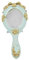 Lurrose Vintage Handspiegel Prinzessin Kosmetikspiegel Kompakter Schminkspiegel für Home Travel Beauty Salon Liefert Himmelblau