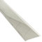Edelstahl Übergangsleiste Breite 4 cm Edelstahl Übergangsprofil Laminat Boden Fugenabdeckung VA Edelstahl Leiste hochwertig (200 cm, Edelstahl Blank)
