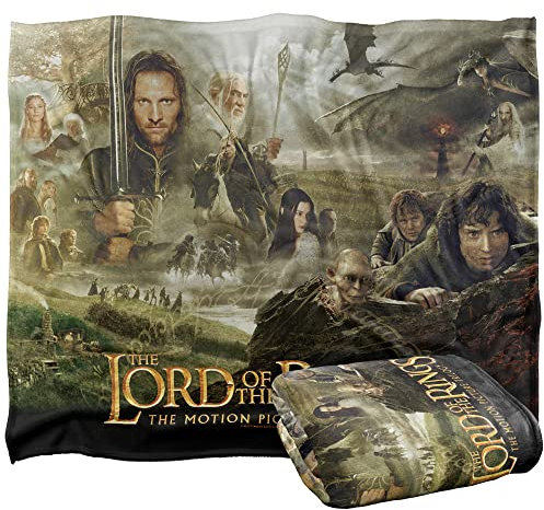 Lord of The RINGSDer Herr der Ringe Seidige Kuscheldecke, Optimalweich, 152 x 127 cm